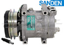 OEMSanden Compressor SD7H13 - 125Mm, 1 Groove Clutch 24V for Caterpillar - Quality Farm Supply