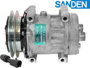 Sanden SD7H15, 135Mm, 1 Groove Clutch, 12V for Case IH & Ford/New Holland - Quality Farm Supply