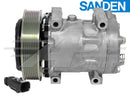 Sanden SD7H15 6" 8 Groove Clutch, 24V for Caterpillar 372-9360 - Quality Farm Supply