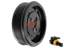 Heavy-DutyComplete Clutch Kit With Hub, Pulley, Coil, And Dust Cover - Spring Leaf Hub for John Deere - Quality Farm Supply