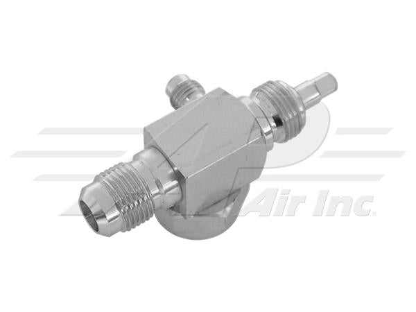 R12 High Side Flare Service Valve - York/Rotolock for International & Claas - Quality Farm Supply