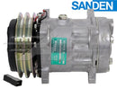 OEMSanden Compressor SD7H15 - 140Mm, 2 Groove Clutch 12V for Massey Ferguson & Agco/Allis - Quality Farm Supply