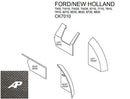 Ford/New Holland Lower Cab Kit - Black for Ford/New Holland - Quality Farm Supply