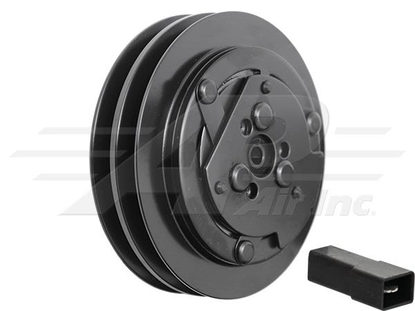 Sanden Clutch - 140Mm, 2 Groove, Keyed Shaft, 12V for Massey Ferguson & Agco/Allis - Quality Farm Supply