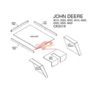 Hiniker Lower Cab Kit with Headliner-Black for John Deere, CK5019 - Quality Farm Supply