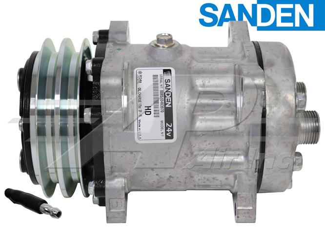 Sanden Air Conditioning Compressor for Case & New Holland 75251988 - Quality Farm Supply