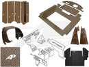 Complete Interior Cab Kit - Multi Brown/Sailcloth Tan for John Deere - Quality Farm Supply