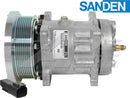 OEMSanden Compressor SD7H15 - 133Mm, 8 Groove Clutch 24V for Caterpillar - Quality Farm Supply