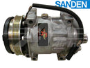 OE Sanden Compressor SD7H15 - 120mm, 4 Groove Clutch 24V - Quality Farm Supply