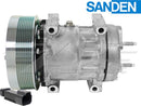 Sanden SD7H15Shd, 6" 8 Groove Clutch, 24 Volt for Caterpillar - Quality Farm Supply