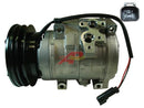Alternative Denso Compressor 10S17C - 135Mm, Single Groove Clutch, 24V for Caterpillar - Quality Farm Supply