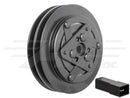 Sanden Clutch - 140Mm, 2 Groove, Splined Shaft, 12V for Massey Ferguson & Agco/Allis - Quality Farm Supply