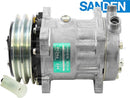Original Sanden SD7H15, 5 1/4" 2 Groove Clutch, Vertical 8 & 10 O-Ring for Volvo - Quality Farm Supply