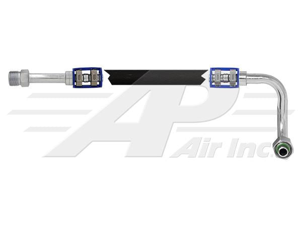 Compressor to Condenser Hose - Condenser End for Case IH & Ford/New Holland - Quality Farm Supply
