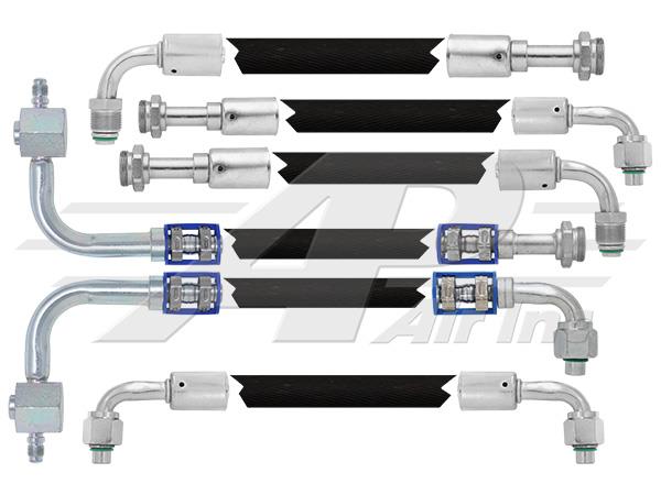 Complete Hose Kit - 6 Hoses for Massey Ferguson - Quality Farm Supply