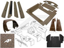 Qwik Fit Complete Interior Cab Kit - Multi Brown/Sailcloth Tan for John Deere - Quality Farm Supply