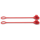 1/2" DUST PLUG - RED RUBBER - 2 PACK - Quality Farm Supply