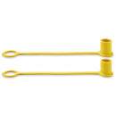 1/2" DUST CAP - YELLOW RUBBER - 2 PACK - Quality Farm Supply