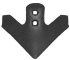 Field Cultivator Sweep - 9" x 1/4", 7/16" Bolt Holes, 47 Degree Stem