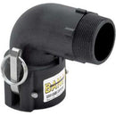 2" B SERIES 90 DEGREE ELBOW CAM LOCK COUPLER -  2" FEMALE COUPLER X 2" MALE PIPE THREAD