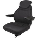 PREMIUM HIGH BACK SEAT - IDEAL FOR ZERO TURN MOWERS - BLACK CORDURA FABRIC