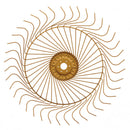 AgSmart Hay Rake Wheel - Cream, 55", Left Hand, 7mm Tines - Quality Farm Supply