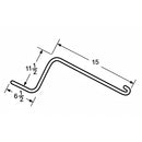 AgSmart Wheel Rake Tooth for Agco, Bush Hog, H & S, M & W, New Holland, Otma, Sitrex - Quality Farm Supply