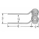 AgSmart Baler Pickup Tooth for Hesston 7751621 - Quality Farm Supply