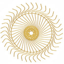 AgSmart Hay Rake Wheel - Yellow, 55", Left, 7MM Tine - Quality Farm Supply