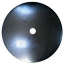 22 INCH X 6-1/2MM SMOOTH VERTICAL TILL BLADE WITH 2 INCH ROUND AXLE