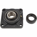 4 HOLE CAST IRON FLANGE WITH 1-1/4" BEARING  - 72mm HOUSING    -ECCENTRIC LOCK COLLAR - Quality Farm Supply