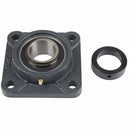 4 HOLE CAST IRON FLANGE WITH 1-3/4" BEARING  - ECCENTRIC LOCK COLLAR - Quality Farm Supply