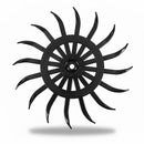 AgSmart Rotary Hoe Wheel for Case IH 1969217C1, John Deere AN142664, M&W 27-1830114, Yetter 3400-111 - 21", Black - Quality Farm Supply