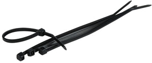4 INCH BLACK ZIP TIE WITH 18 LB. RATING - 50/BAG