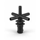 QUICKJET TRIPLE BARB NOZZLE BODY - 1/2" HOSE - NO DIAPHRAGM - Quality Farm Supply