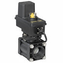 TEEJET 12V BALL VALVE - 2 WAY VALVE WITH 1-1/4" FEMALE NPT THREAD - HAS SINGLE POLE SWITCH - Quality Farm Supply