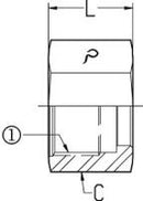 OFS TUBE NUT - STEEL