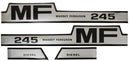DECAL SET FOR MASSEY FERGUSON 245