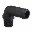 1-1/4 INCH X 1 INCH MNPT X HOSE BARB  POLY ELBOW - 90 - Quality Farm Supply