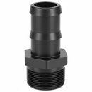 1 MPT X 1-1/4 BARB-BLACK POLY - Quality Farm Supply