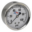 AgSmart Stainless Steel Gauge - 2-1/2" Diameter, 100 PSI, Liquid Filled, Back Mount - Quality Farm Supply