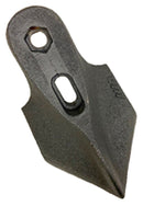 AGRITUF Ridged Field Cultivator Sweep - 4", 7/16" Bolt Holes, 47 Degree Shank