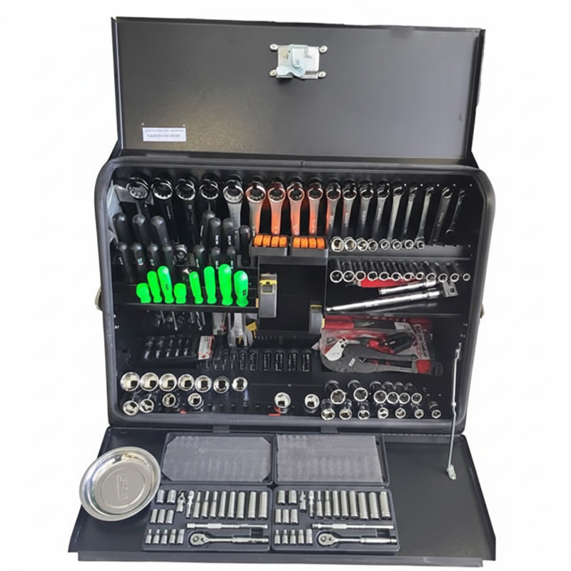 StorSmart Steel Wedge Truck Tool Box w/ Tools - 30" Wide