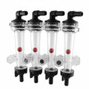 Wilger Isolated Flow Monitor Kit - 4 Column - 3/8" Hose Barb Elbow X 3/8" Hose Barb Inlet - Quality Farm Supply