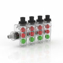 Wilger Modular Flow Monitor Kit - 4 Column - 1/2" Hose Barb Elbow X 3/4" Hose Barb Inlet - Quality Farm Supply