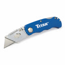 Titan Tools 11018 Folding Pocket Utility Knife - Blue - Quality Farm Supply