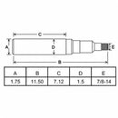 1-3/4 X 11-1/2 INCH SPINDLE FOR 280511 / 280621 / 280521 (709, 719, 809) - Quality Farm Supply