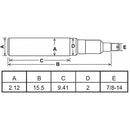 2-1/8 X 15-/2 INCH SPINDLE FOR 280581  (W803) - Quality Farm Supply