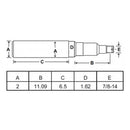 2 X 11 INCH SPINDLE FOR 280591  (W670) - Quality Farm Supply