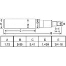 1-3/4 X 9.9 INCH SPINDLE FOR 281031  ( 30-6 ) - Quality Farm Supply